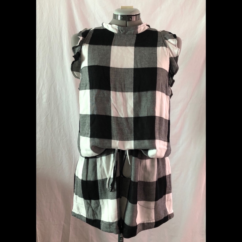 Cloth and Stone Gingham Romper